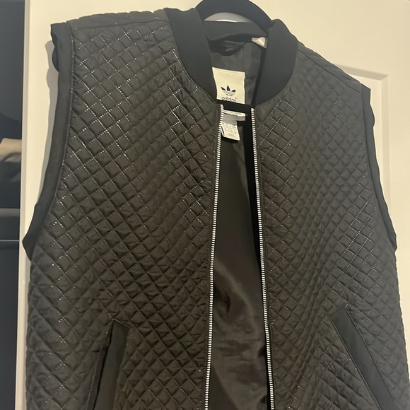 Adidas Black Quilted Vest Size XS - Picture 3 of 9